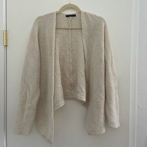 Brandy Melville Knit Sweater Cardigan Cream